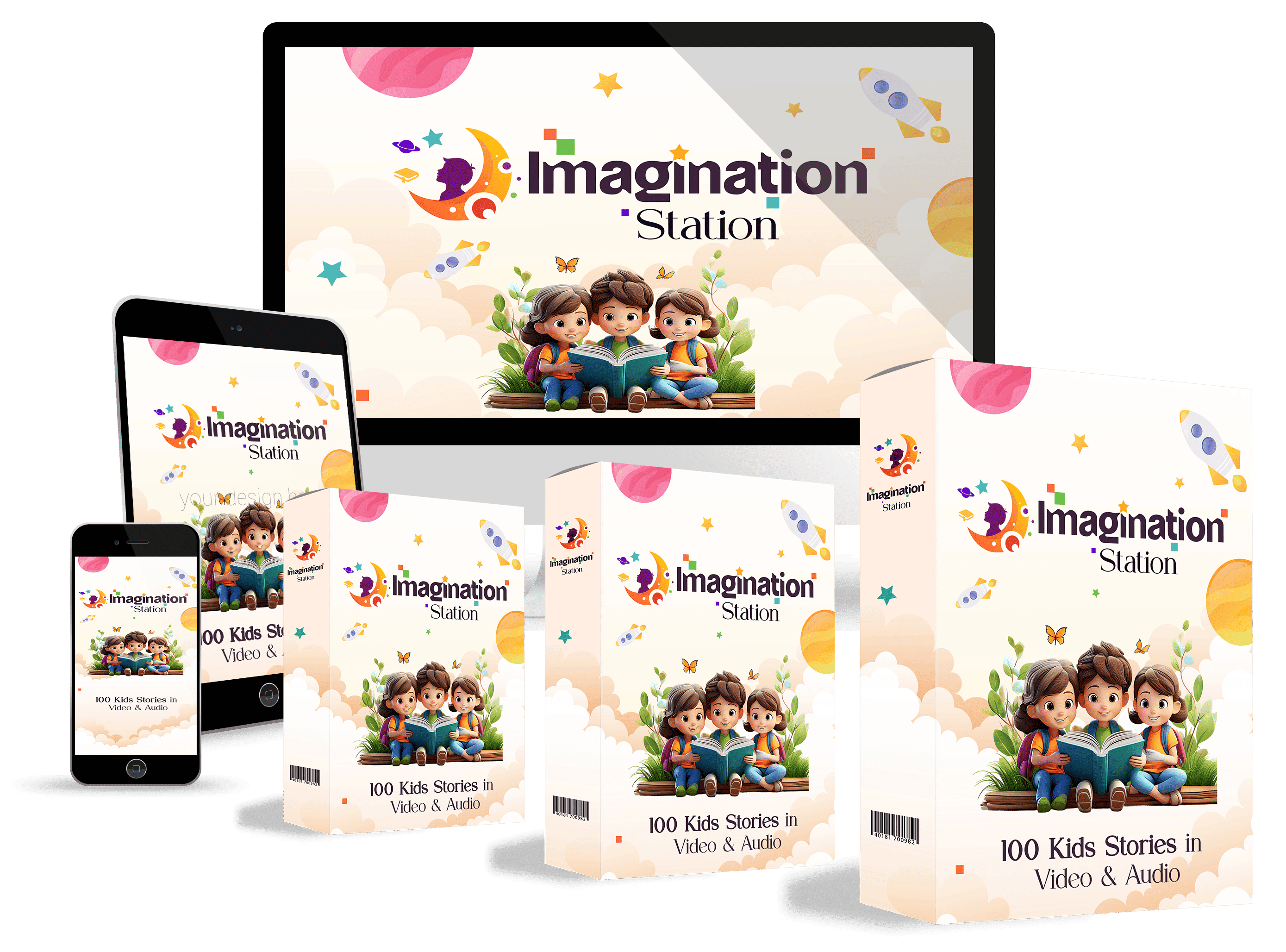 Product:1 Imagination Station: 101 Animated Kids Stories